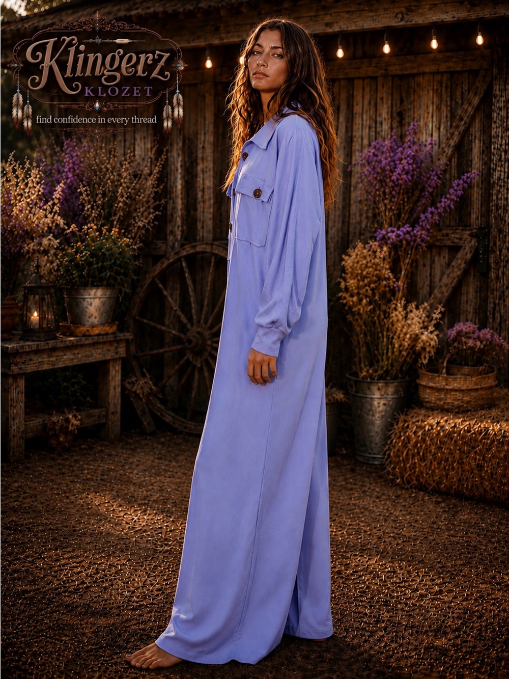 BUCKETLIST Lavender Jumpsuit NWT